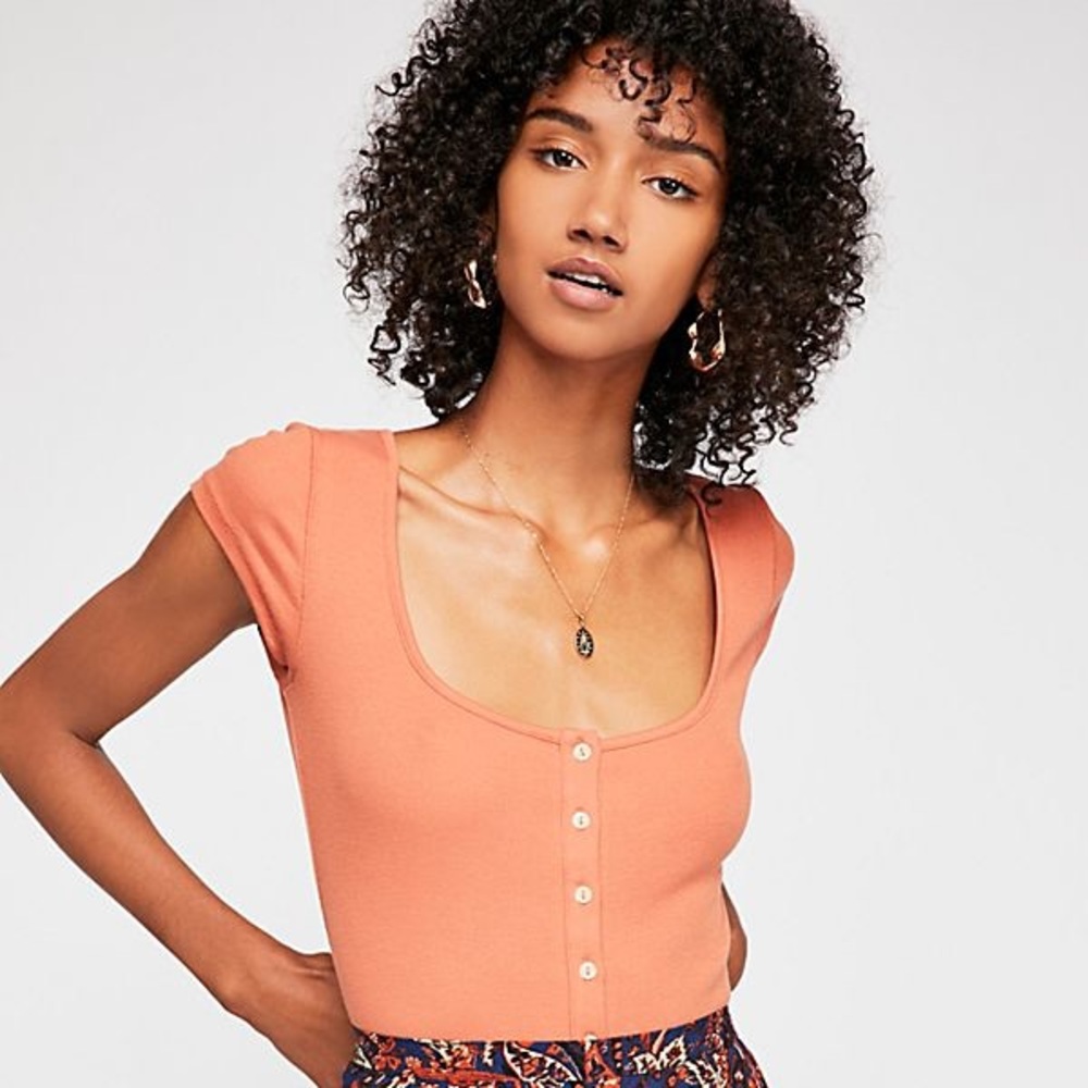 Free People Long Road Tee